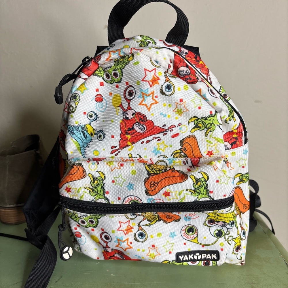 Yak Pak Kids Backpack with Colorful Patterns - Picture 2 of 6
